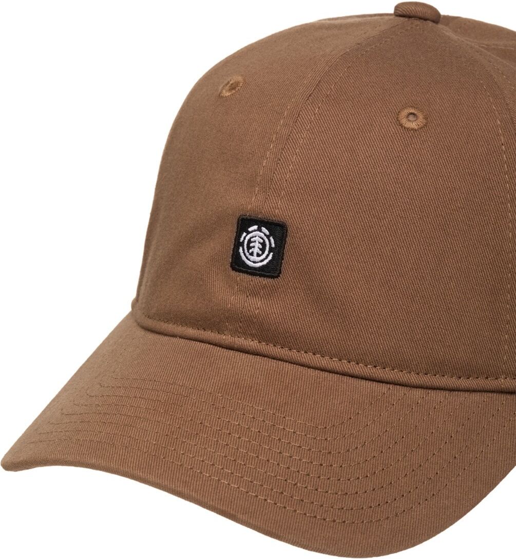 Fitted Cap ELEMENT "Icon Dad Twill", Herren, braun (sepia), Obermaterial: 100% Baumwolle., Caps Fitted Cap