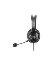 Manhattan Mono USB-Headset links rechts tragbar 2m Kabel Headset (180849)