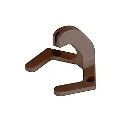 Zafferano Zubehör für PENCIL MODULO LUCE Halteklammern 2, 2er Set, Corten ZAF-LD0811R3