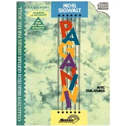 Michel Sigwalt, Paganini et Virtuosité Guitar (TAB) Buch + CD, Fachbücher von Paganini, Michel Sigwalt