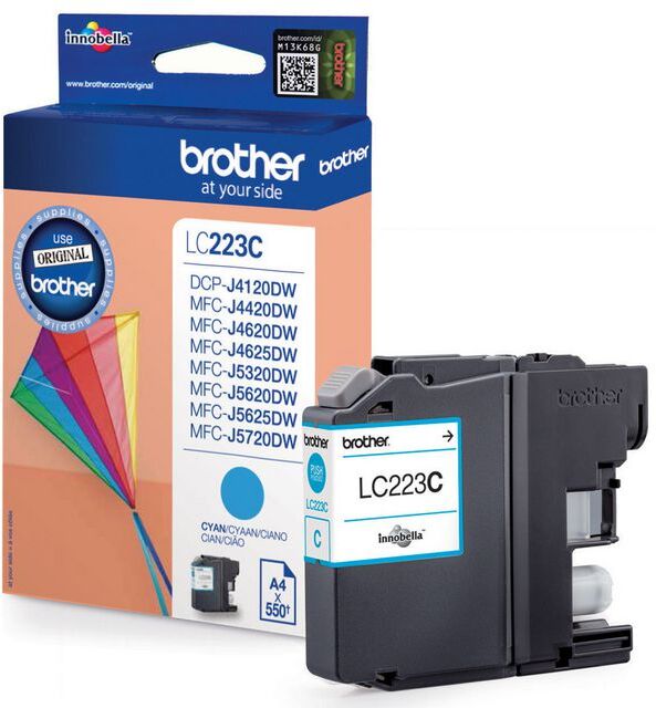 Brother Bläckpatron LC-223C, cyan