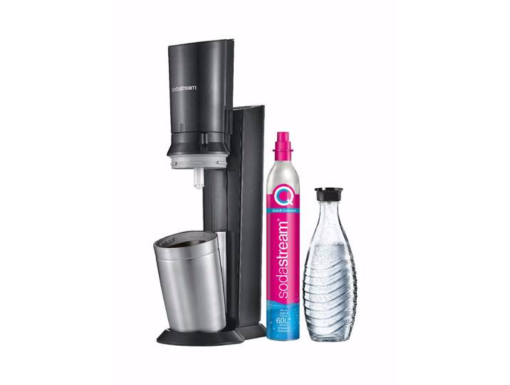 Sodastream Crystal 3.0 CQC Black Trinkwassersprudler – schwarz