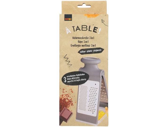 À Table! Mehrzweckreibe3in1 faltbar