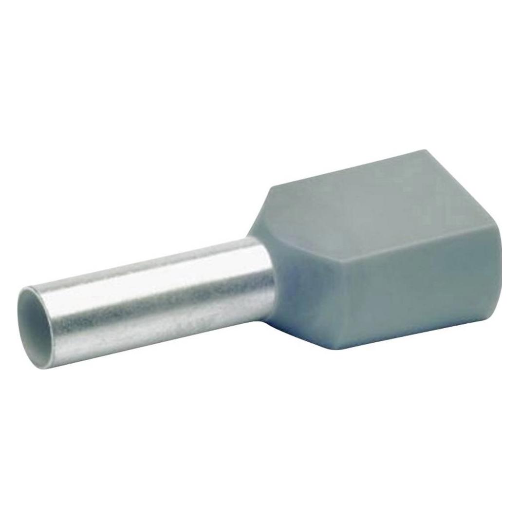 Klauke 87412 Isolierte Zwillingsaderendhülsen, 2 x 4 (87412)