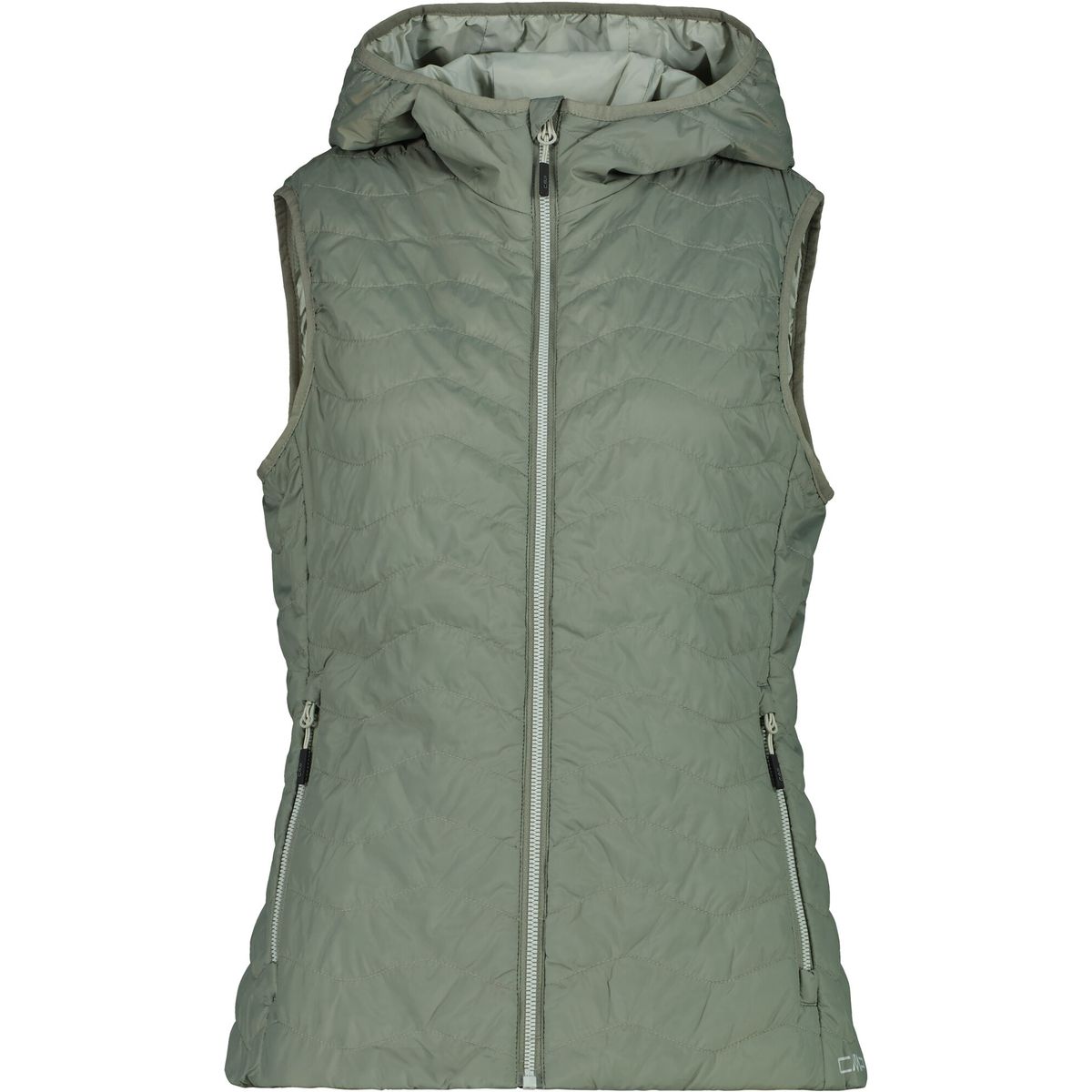 CMP Woman Vest FIX Hood avocado (F805) 34 35Z5026-F805-34