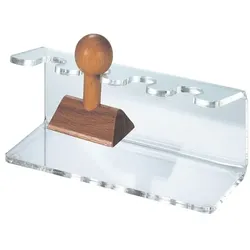 MAUL Stempelhalter 1959305 für 4 Stempel transparent, 6.5x6x15.6 cm