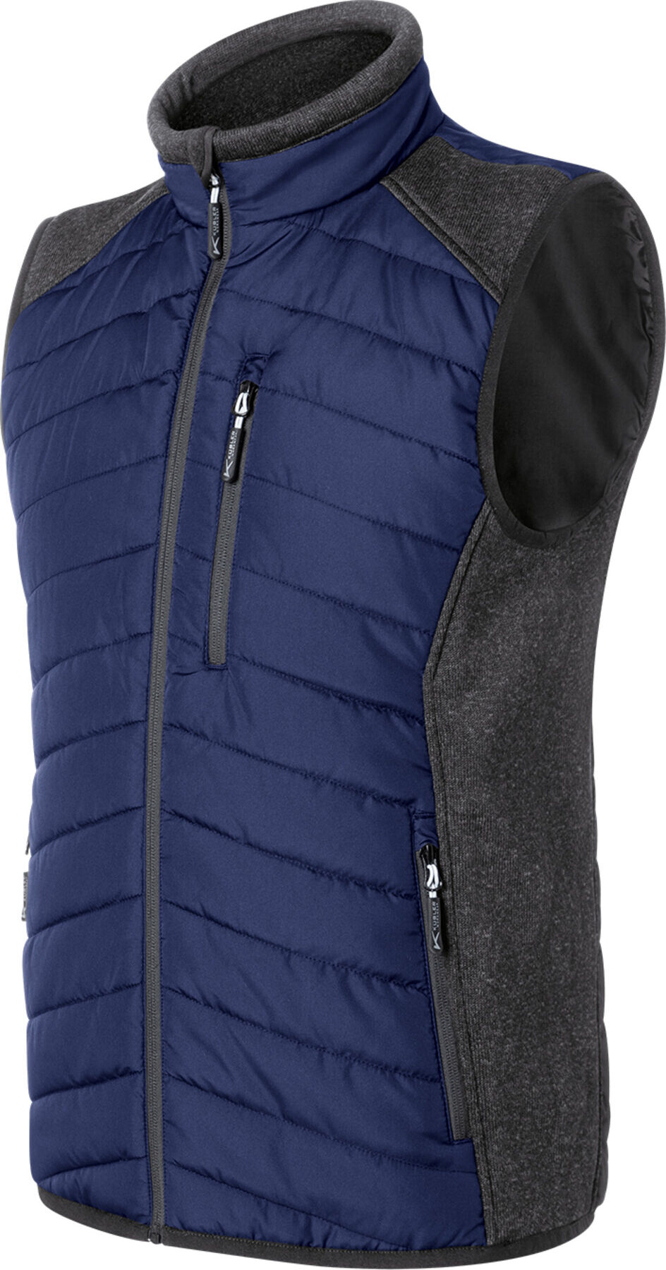 Kübler Hybridweste dunkelblau/dunkelgrau XXL winddicht atmungsaktiv ; Kübler Workwear (7342 5201-4898-XXL)