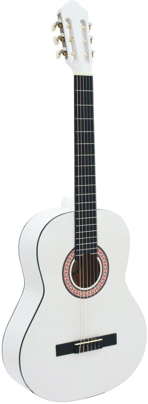 Dimavery Ac-303 Klassikgitarre, Weiß