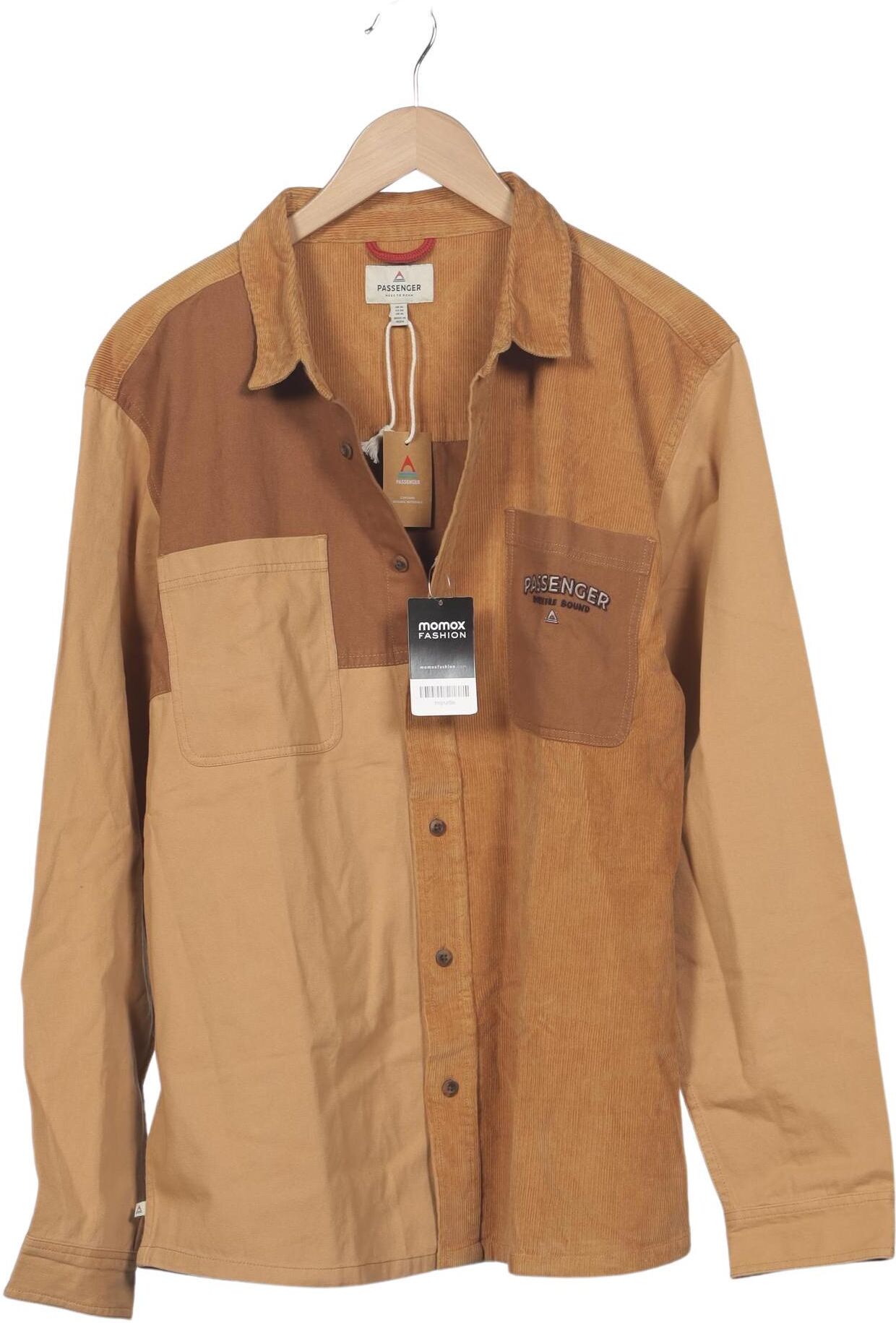 Passenger Herren Jacke, Mehrfarbig, Gr. EU 52, Baumwolle - Second Hand