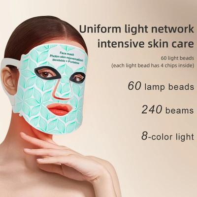 StayWell LED Face Mask And Neck, Rechargeable Red Light Therapy Mask Skin Care Device For Anti Aging & Wrinkle Reduction LED Face Mask And Neck, Rechargeable Red Light Therapy Mask Skin Care Device For Anti Aging & Wrinkle Reduction