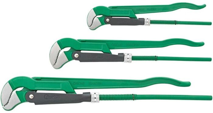 Fortis Eck-Rohrzangen-Satz 4317784727556 3tlg