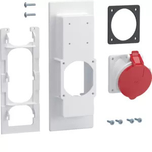 Hager universele wandplaat type Z met 1 CEE-stopcontact 32A