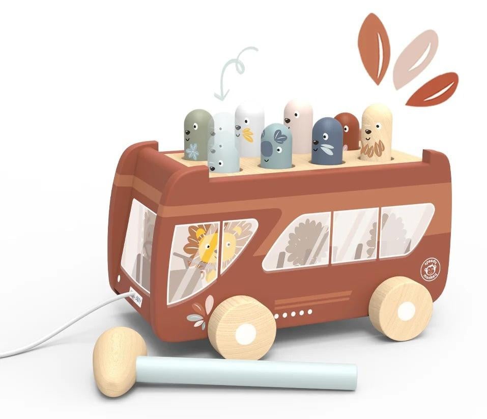 Speedy Monkey Trekbus Speelgoed