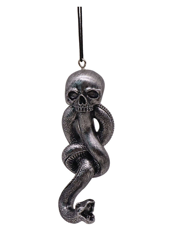 Christmas Inspirations Christbaumornament "Dark Mark" in Grau - (H)2,5 cm - onesize
