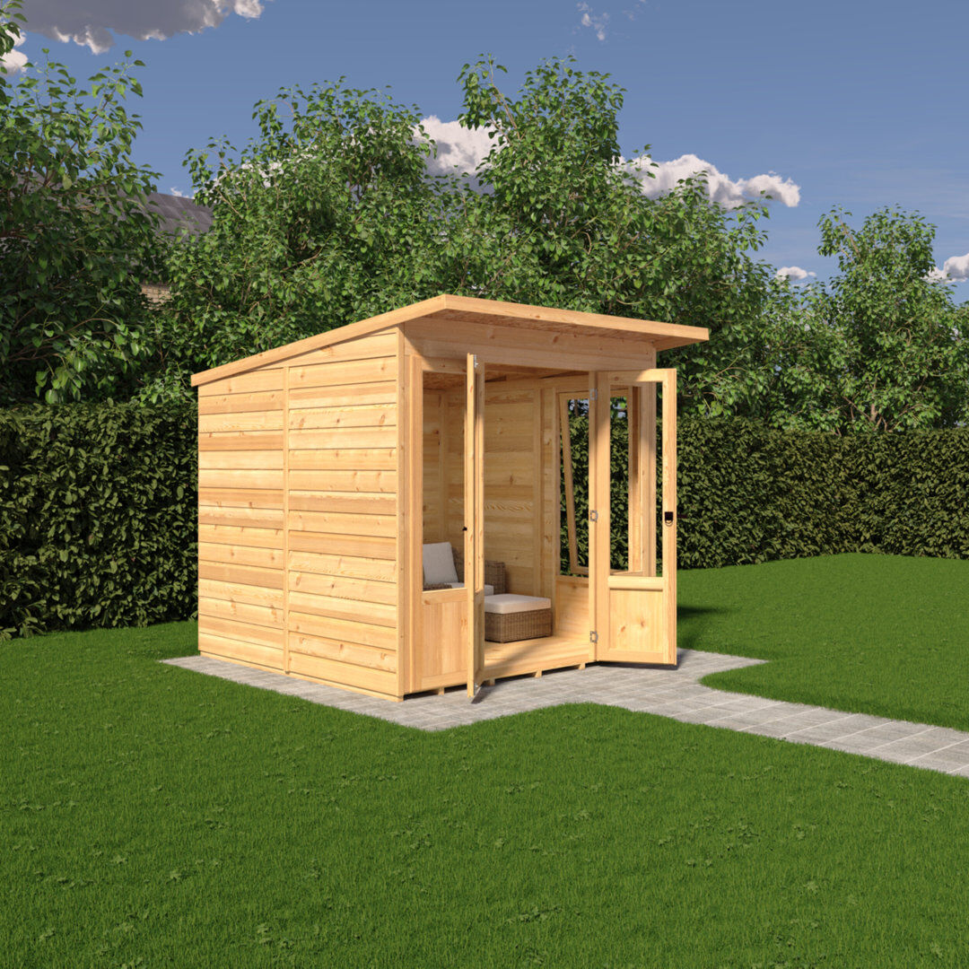 Shire GB Parham Pent 7 ft x 7 ft Shiplap Summerhouse