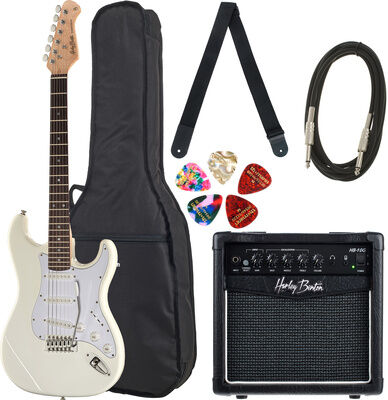 Thomann Guitar Set G13 White Weiß Hochglanz