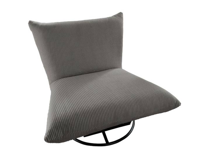 Relaxsessel Cremona Stoffbezug Grau