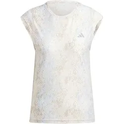 ADIDAS Damen FAST AOP TEE, Größe L in Pink Pink