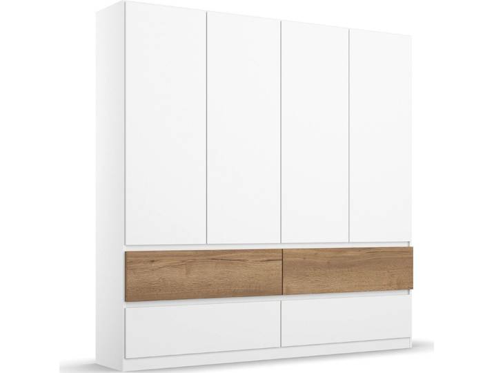rauch Drehtürenschrank Winnipeg grifflose Front, Schubkästen m. Griffmulde, auch mit Beleuchtung