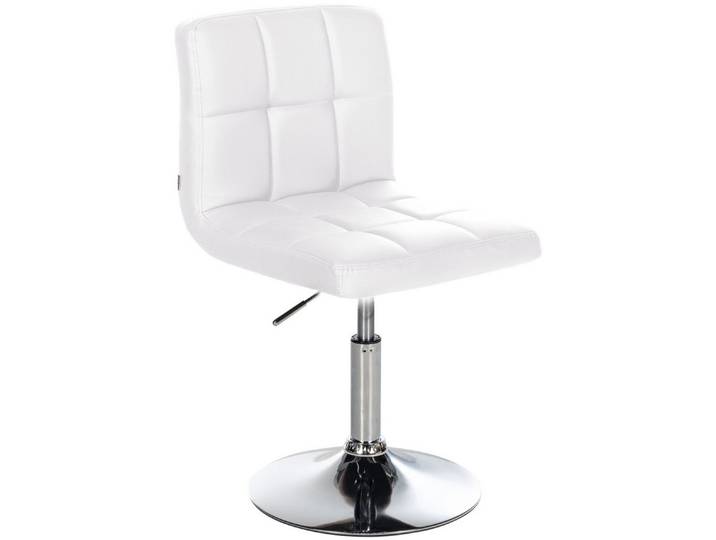 furnicato Barhocker Palma V2 Lounge Chair 74x44x49 cm weiß (1 St)