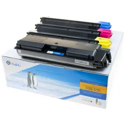 G&G Toner Kombipack SCHWARZ + COLOR kompatibel zu Kyocera TK-590K, TK-590C, TK-5