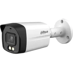 Dahua CCTV 4K HDCVI White Light Bullet, DH-HAC-HFW1809TLMP-A-LED-0280B (1920 x 1080 Pixels), Netzwerkkamera, Weiss
