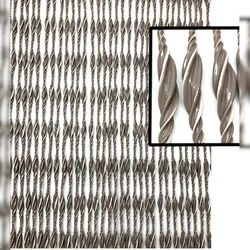 Moritz Tür-Vorhang 100 x 220cm Vorhang Fliegenschutz Insektenschutz Streifenvorhang