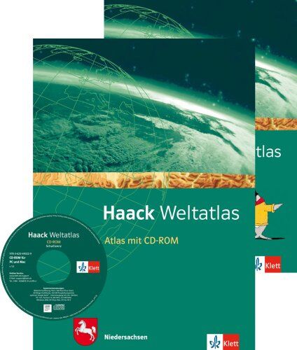 Haack Weltatlas für die Sekundarstufe I: Haack Weltatlas für Sekundarstufe I in Niedersachsen: mit CD-ROM und Arbeitsheft Kartenlesen - Preis vom 09.10.2026 07:28:09 h