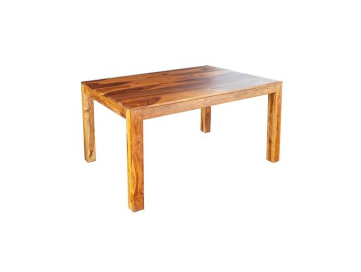 Riess Ambiente Massivholz Esstisch Pure 135cm Natur Stone Finish Sheeshamholz einzigartige Maserung Esszimmertisch Massivholztisch Holztisch Küchentisch