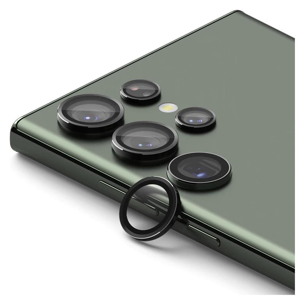 Ringke - Camera Lens Frame Glass (2 pack) - iPhone Duo - Black (2 Stk., Apple iPhone Duo) (8800380464377)