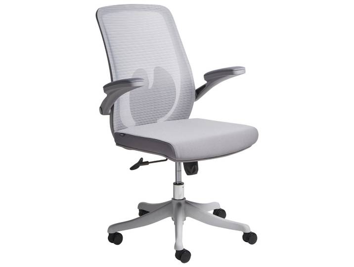 BÜROSTUHL Stoff Grau Overlord