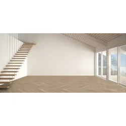 Parador Trendtime 3 Laminat Eiche Skyline perlgrau Naturmattstruktur Fischgrät 858x143x8 mm