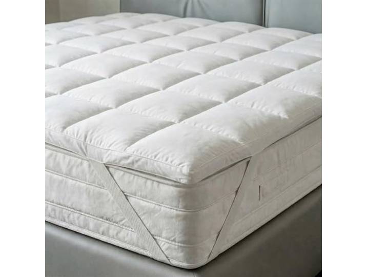Topper One Doppelbett 160 x 195 cm, gepolstert, gesteppt mit Gummibändern