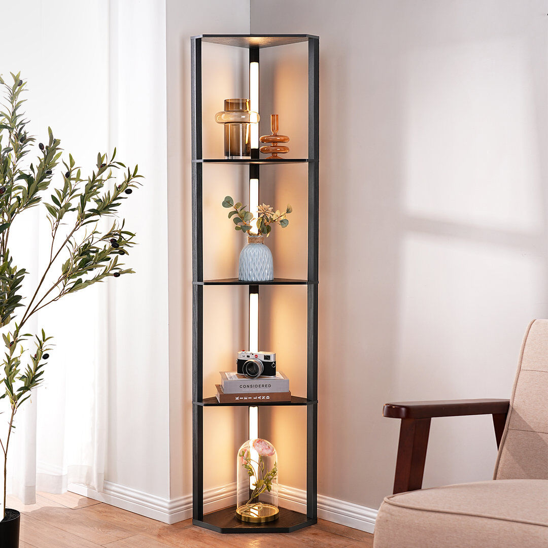 Metro 163 H cm Column Floor Lamp 163cm H X 25.5cm W X 42.5cm D