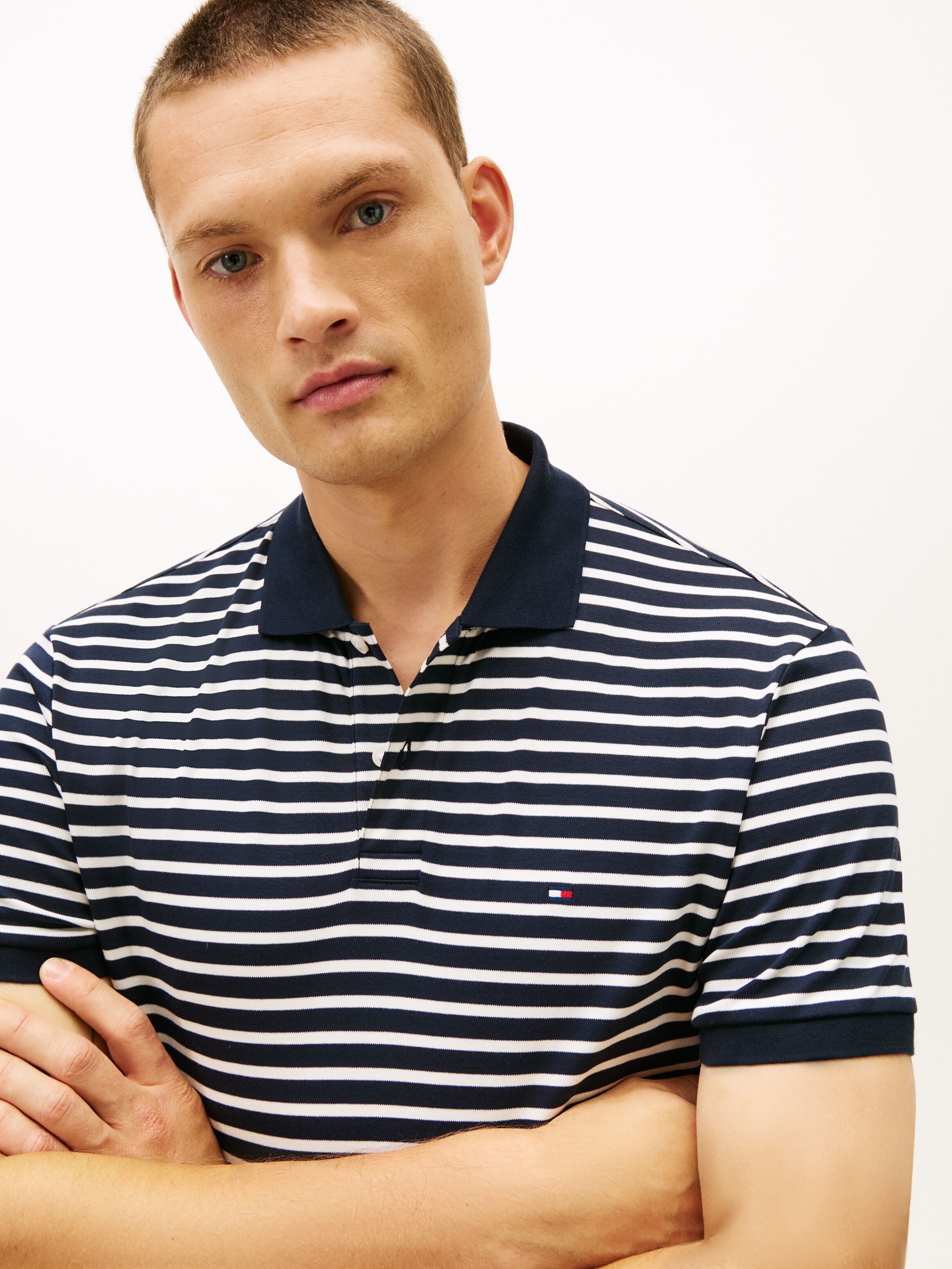 Tommy Hilfiger "LIQUID COTTON REGULAR SEASONAL" mit Logostickerei
