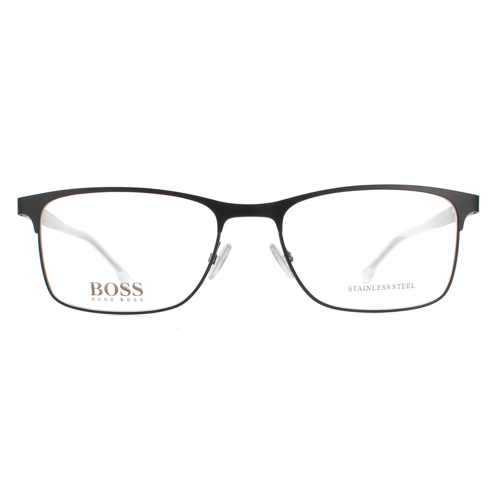Hugo Boss Rectangle Mens Matte Black Boss 0967/It