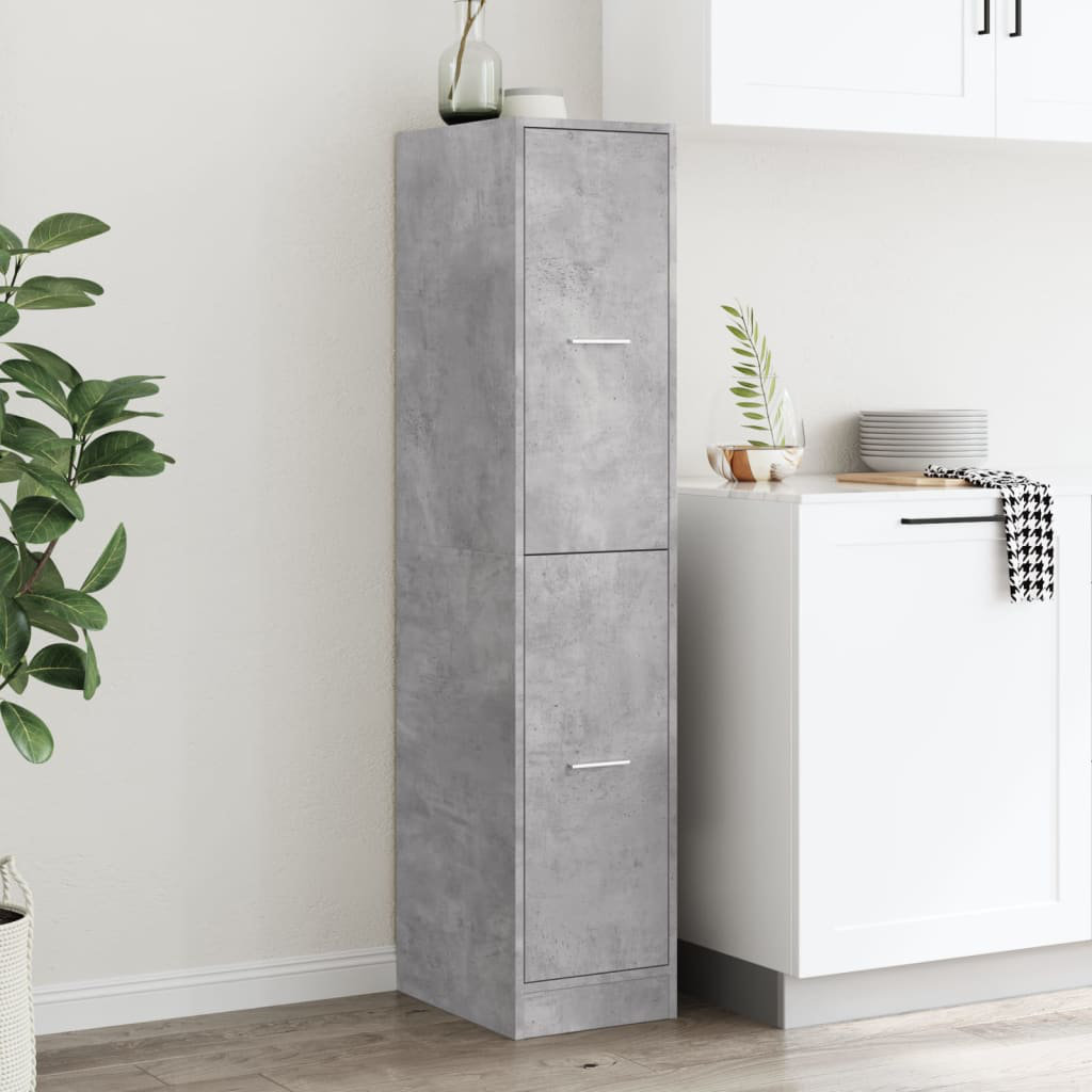 17 Stories Roshundra Accent Chest Concrete Grey 144.5cm H X 30cm W X 41cm D
