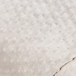 Noppen-Fleece "Minky", taupe