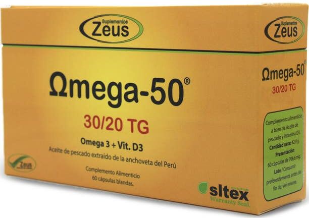 Suplementos Zeus Zeus Omega-50 30/20 TG 60 caps