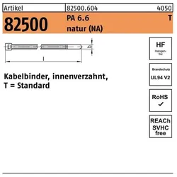 HellermannTyton, PA 6.6 8,9 x 820/ 245, natur, T150L S (820 mm, 25 Stk.)