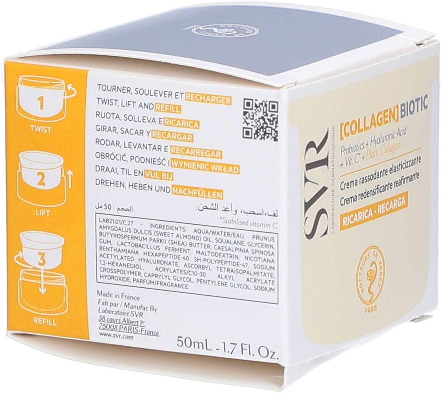 SVR Collagen Biotic Recharge Crème Rebondissante Régénérante Anti-Age 50ml 50 ml Creme