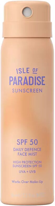 Isle of Paradise - Sunscreen SPF 50 Face Mist - Sonnenschutzspray für das Gesicht, 59 ml, Fantasie