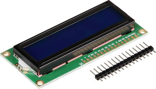 Joy-it com-lcd 16x2 Display-Modul 6.6 cm (2.6 Zoll) 16 x 4 Pixel Passend für (Entwicklungskits): Arduino mit Hintergrundbeleuchtung