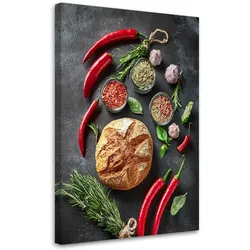 WANDBILD pfeffergewürze für die küche