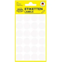 Avery Zweckform Avery Zweckform Markierungspunkte - 18 mm Ø - selbstklebend weiß