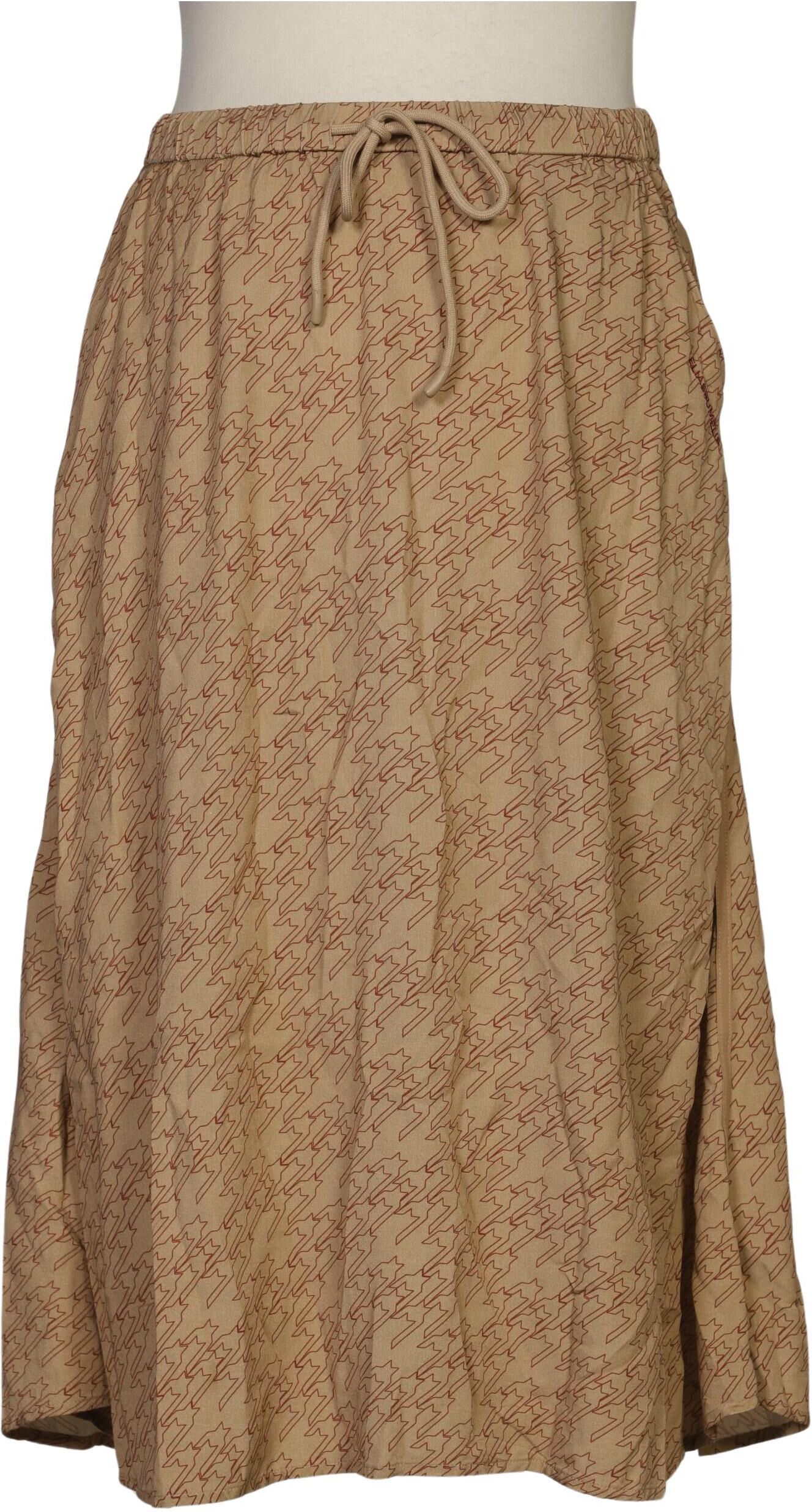 ER Elias Rumelis Damen Rock, Beige, Gr. L, Viskose - Second Hand