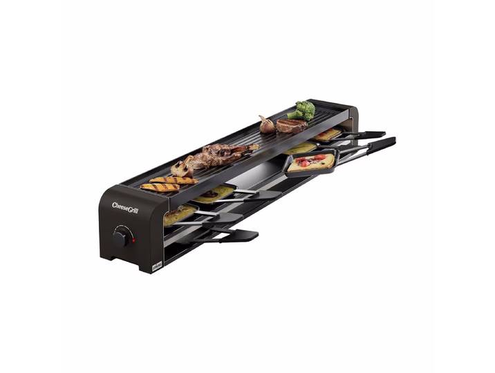 Stöckli CheeseGrill 6 Black Raclettegerät – Tischgrill – schwarz