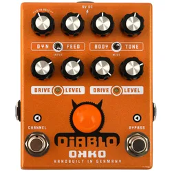 Okko Diablo Dual Overdrive - Effektgerät E-Gitarre
