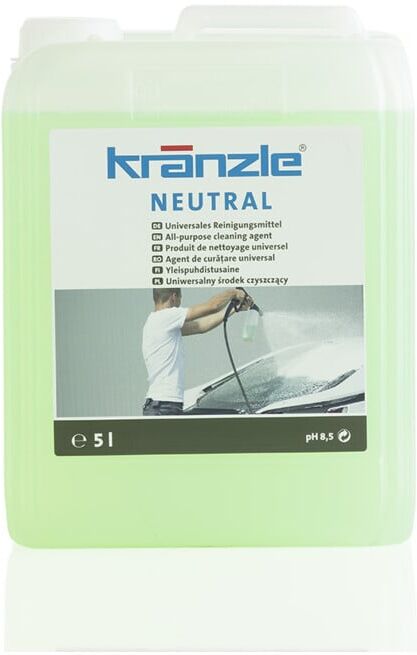 Set Kränzle Hochdruckreiniger K 1154 TST + Wassereingangsfilter + Schauminjektor mit Behälter 2l + Reinigungsmittel Neutral 5 Liter + Waschbürste quer 500 mm
