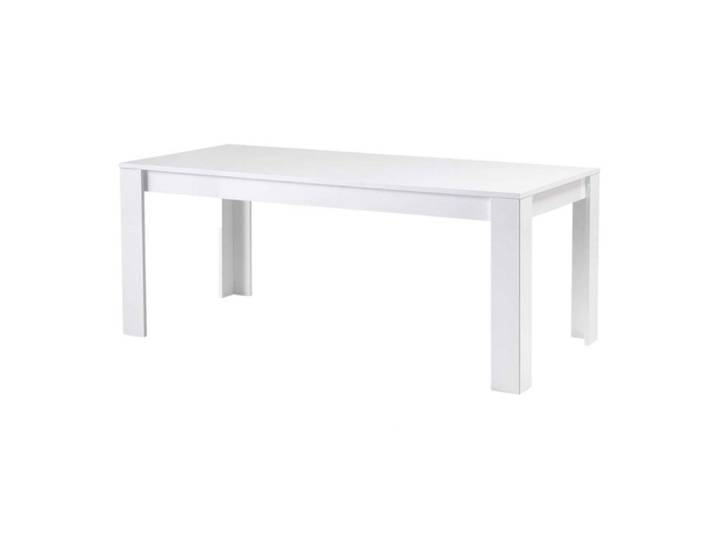 DENAE - Table de Repas Rectangulaire 190x90cm Laquée Blanc Brillant